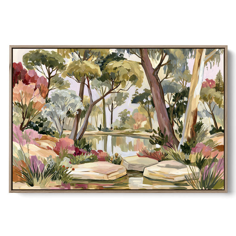 A Resting Place by IHeartStudio - Australian Eucalyptus Bush Garden Nature Canvas Art Print