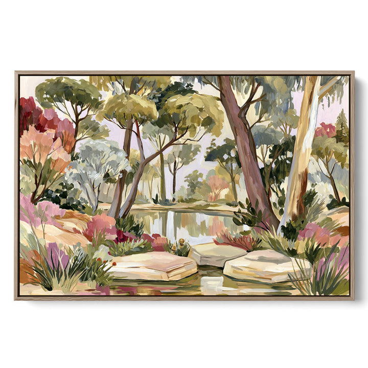 A Resting Place by IHeartStudio - Australian Eucalyptus Bush Garden Nature Canvas Art Print