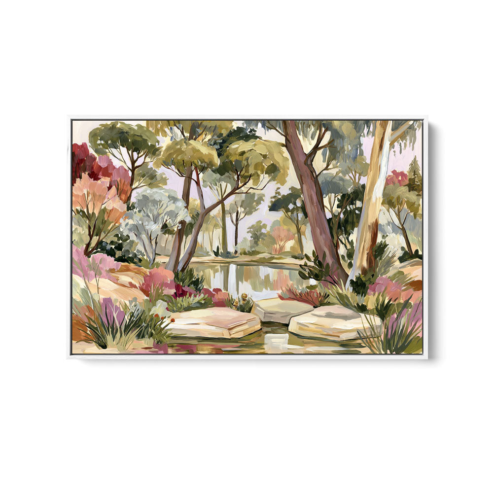 A Resting Place by IHeartStudio - Australian Eucalyptus Bush Garden Nature Canvas Art Print