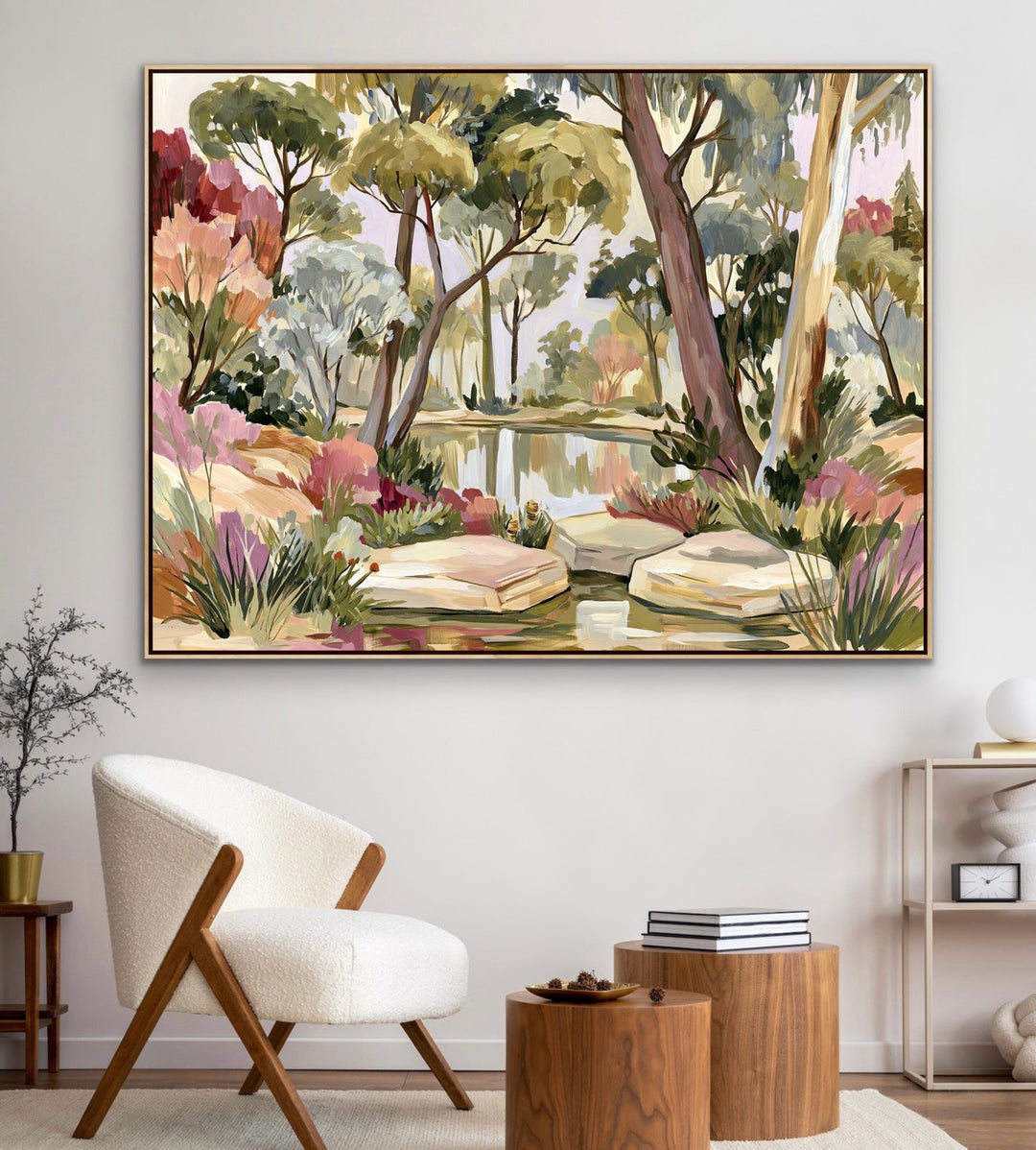 A Resting Place by IHeartStudio - Australian Eucalyptus Bush Garden Nature Canvas Art Print