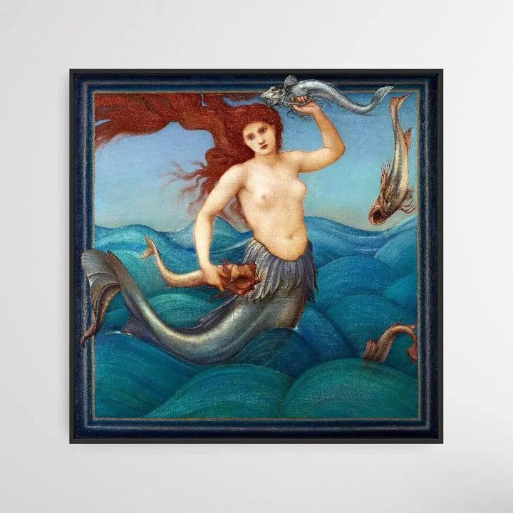A Sea-Nymph (1881) by Sir Edward BurneJones - I Heart Wall Art - Poster Print, Canvas Print or Framed Art Print