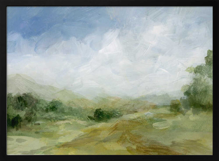 A Serene Countryside Scene - Stretched Canvas, Poster or Fine Art Print - I Heart Wall Art - Poster Print, Canvas Print or Framed Art Print