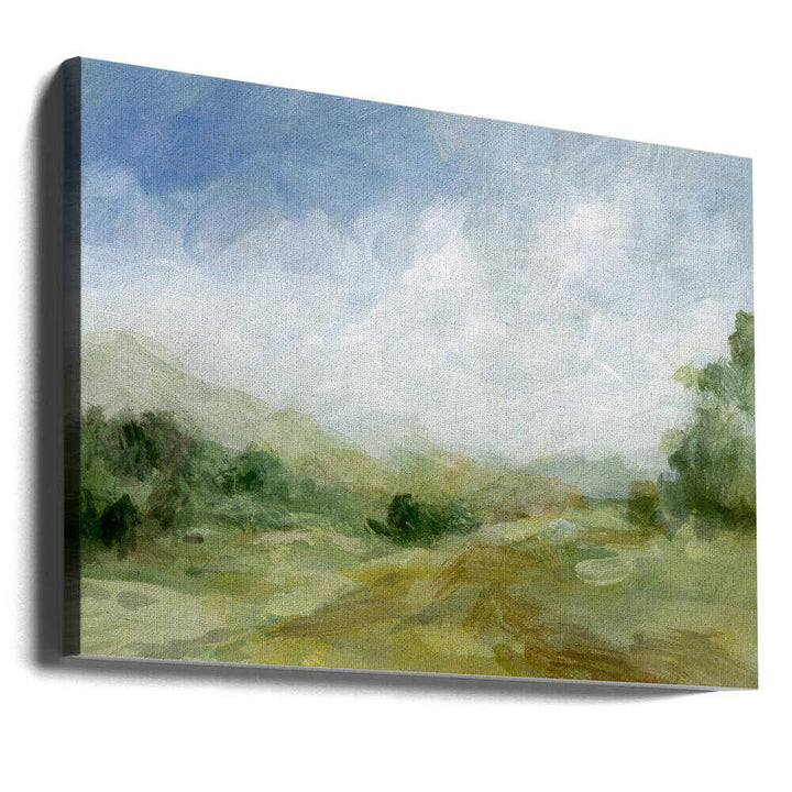 A Serene Countryside Scene - Stretched Canvas, Poster or Fine Art Print - I Heart Wall Art - Poster Print, Canvas Print or Framed Art Print