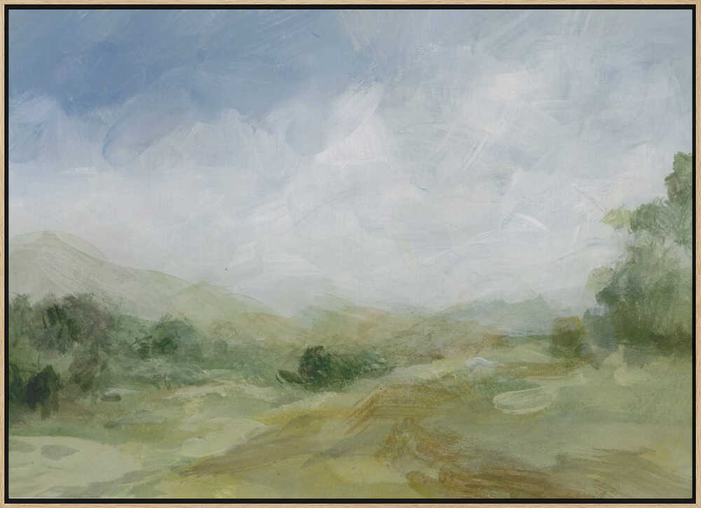 A Serene Countryside Scene - Stretched Canvas, Poster or Fine Art Print - I Heart Wall Art - Poster Print, Canvas Print or Framed Art Print