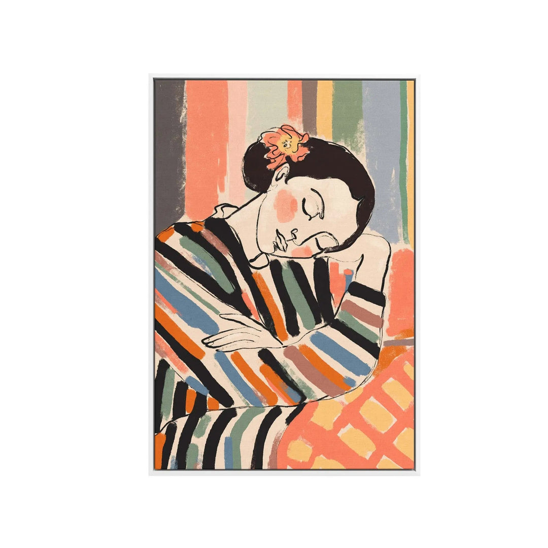 A Short Nap By Treechild  - Stretched Canvas Print or Framed Fine Art Print - Artwork I Heart Wall Art Australia