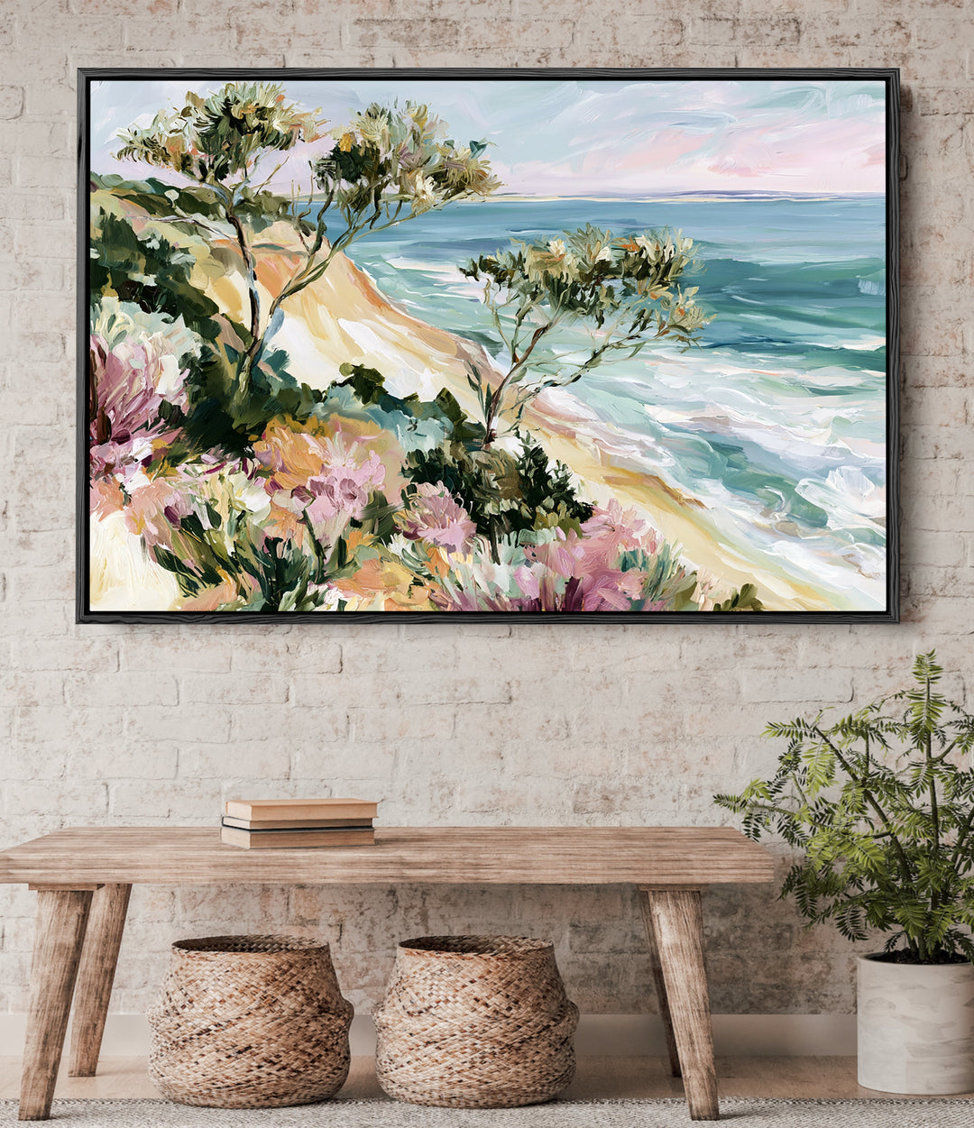 A Summer by Sea IHeartStudio - Australian Contemporary Coastal Landscape Canvas Print