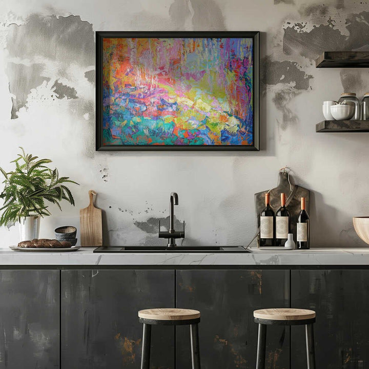 A Symphony of Colorful Harmony - Stretched Canvas, Poster or Fine Art Print - I Heart Wall Art - Poster Print, Canvas Print or Framed Art Print