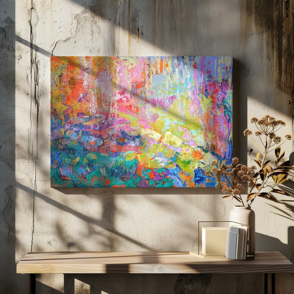 A Symphony of Colorful Harmony - Stretched Canvas, Poster or Fine Art Print - I Heart Wall Art - Poster Print, Canvas Print or Framed Art Print