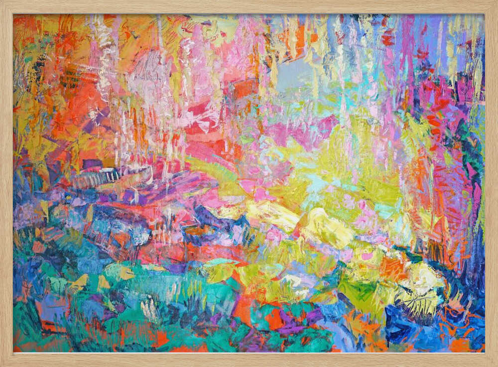 A Symphony of Colorful Harmony - Stretched Canvas, Poster or Fine Art Print - I Heart Wall Art - Poster Print, Canvas Print or Framed Art Print