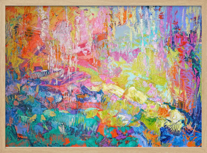A Symphony of Colorful Harmony - Stretched Canvas, Poster or Fine Art Print - I Heart Wall Art - Poster Print, Canvas Print or Framed Art Print
