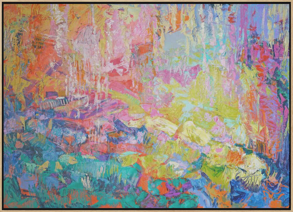 A Symphony of Colorful Harmony - Stretched Canvas, Poster or Fine Art Print - I Heart Wall Art - Poster Print, Canvas Print or Framed Art Print