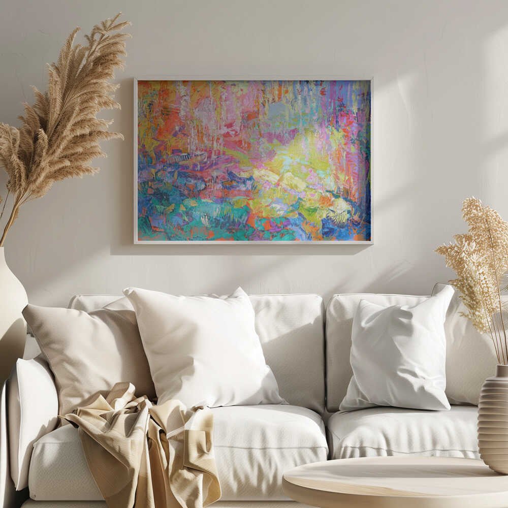 A Symphony of Colorful Harmony - Stretched Canvas, Poster or Fine Art Print - I Heart Wall Art - Poster Print, Canvas Print or Framed Art Print