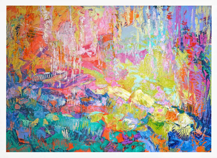 A Symphony of Colorful Harmony - Stretched Canvas, Poster or Fine Art Print - I Heart Wall Art - Poster Print, Canvas Print or Framed Art Print
