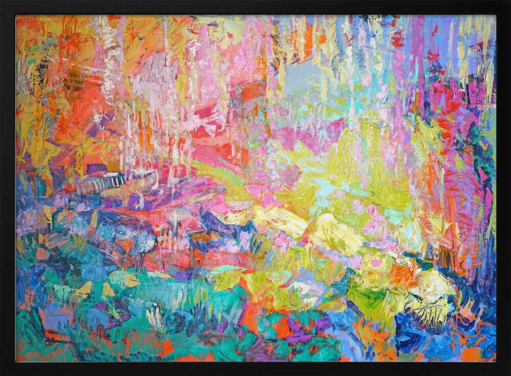 A Symphony of Colorful Harmony - Stretched Canvas, Poster or Fine Art Print - I Heart Wall Art - Poster Print, Canvas Print or Framed Art Print