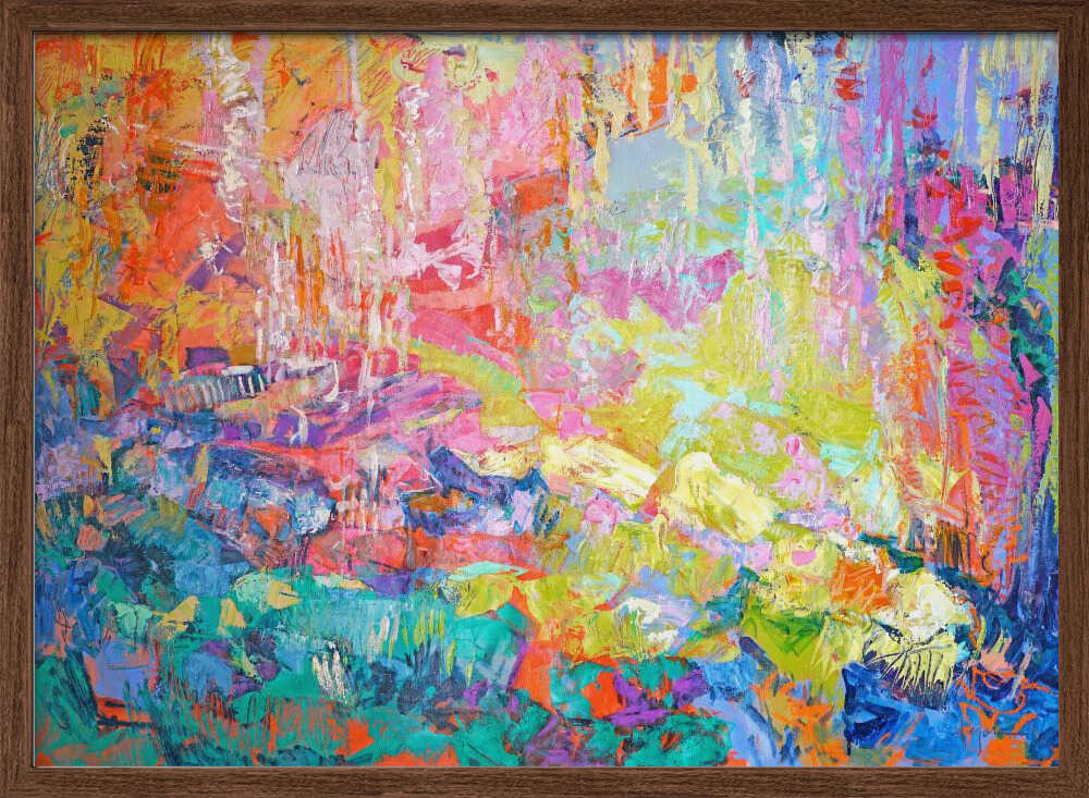 A Symphony of Colorful Harmony - Stretched Canvas, Poster or Fine Art Print - I Heart Wall Art - Poster Print, Canvas Print or Framed Art Print