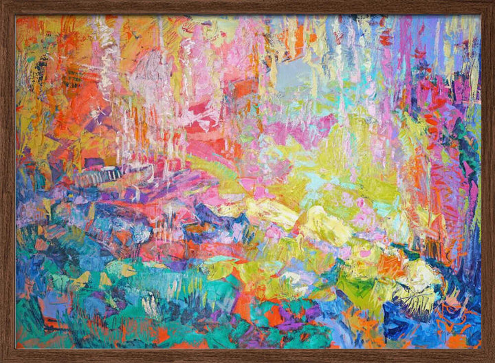 A Symphony of Colorful Harmony - Stretched Canvas, Poster or Fine Art Print - I Heart Wall Art - Poster Print, Canvas Print or Framed Art Print