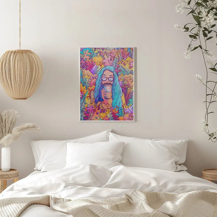 A Vibrant Autumn Rest - Stretched Canvas, Poster or Fine Art Print I Heart Wall Art