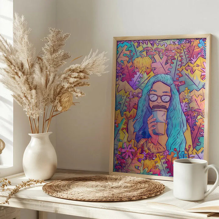 A Vibrant Autumn Rest - Stretched Canvas, Poster or Fine Art Print I Heart Wall Art