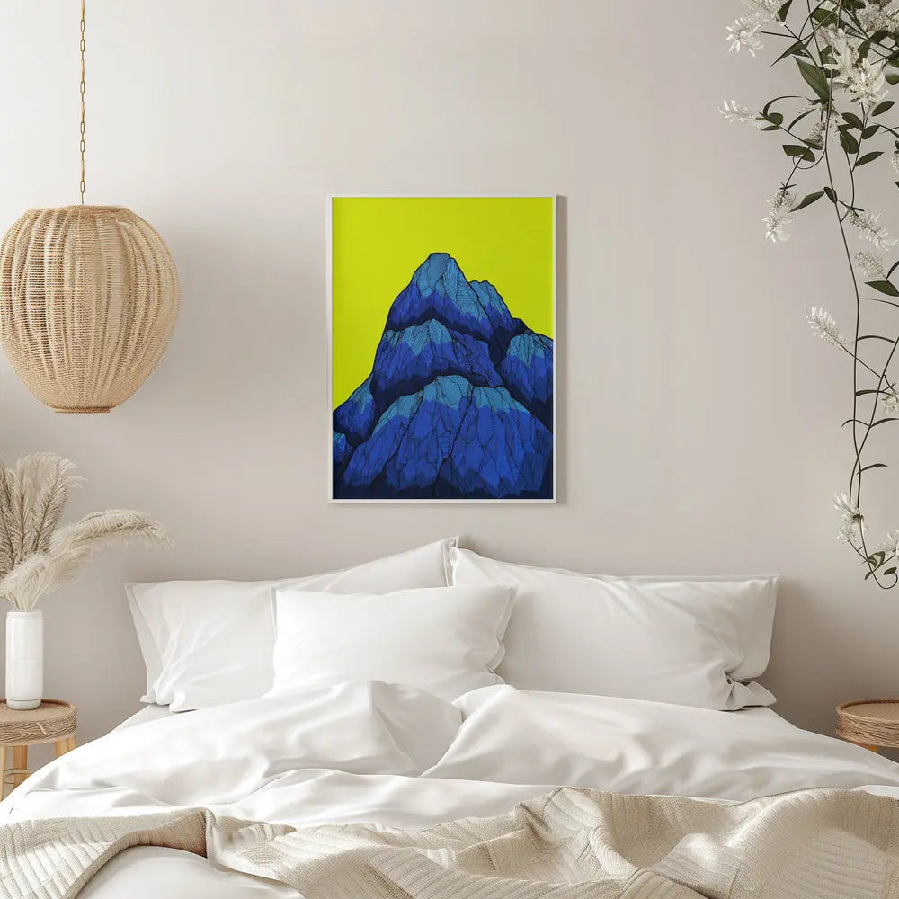 A Vibrant Green Sky - Stretched Canvas, Poster or Fine Art Print I Heart Wall Art