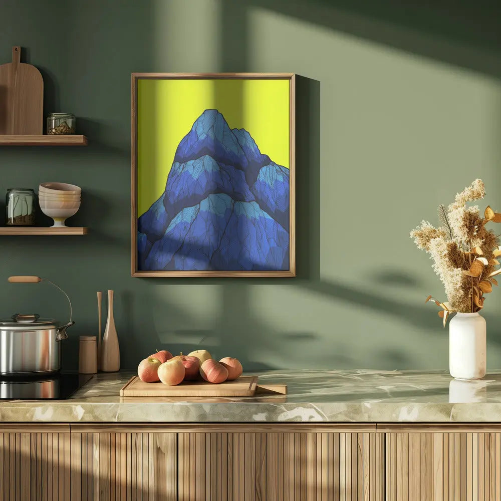 A Vibrant Green Sky - Stretched Canvas, Poster or Fine Art Print I Heart Wall Art