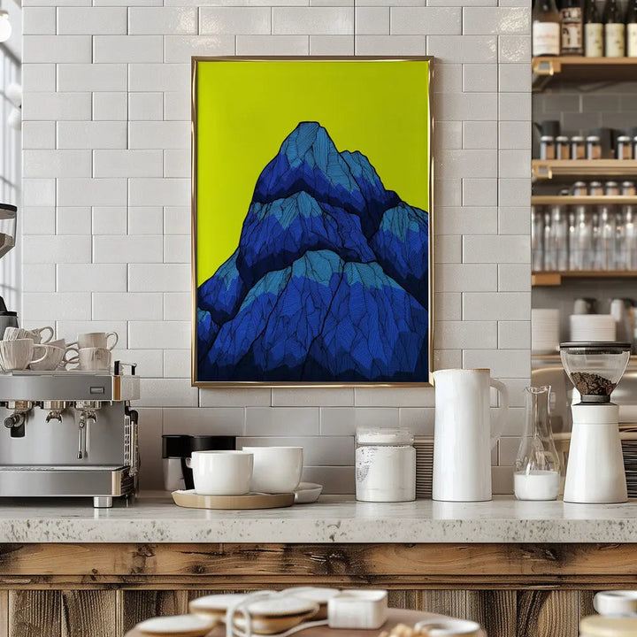 A Vibrant Green Sky - Stretched Canvas, Poster or Fine Art Print I Heart Wall Art