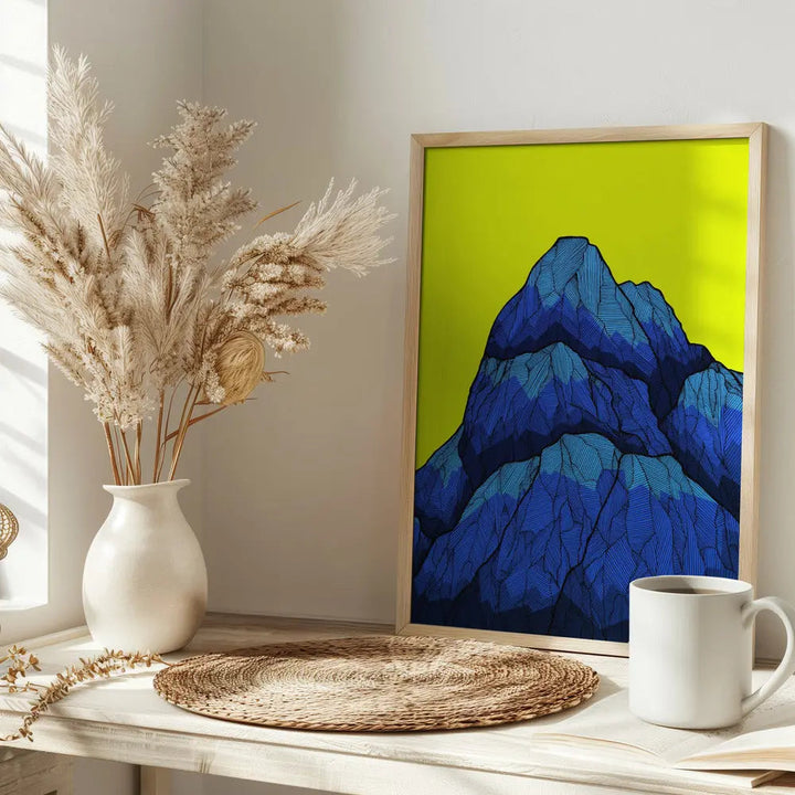 A Vibrant Green Sky - Stretched Canvas, Poster or Fine Art Print I Heart Wall Art