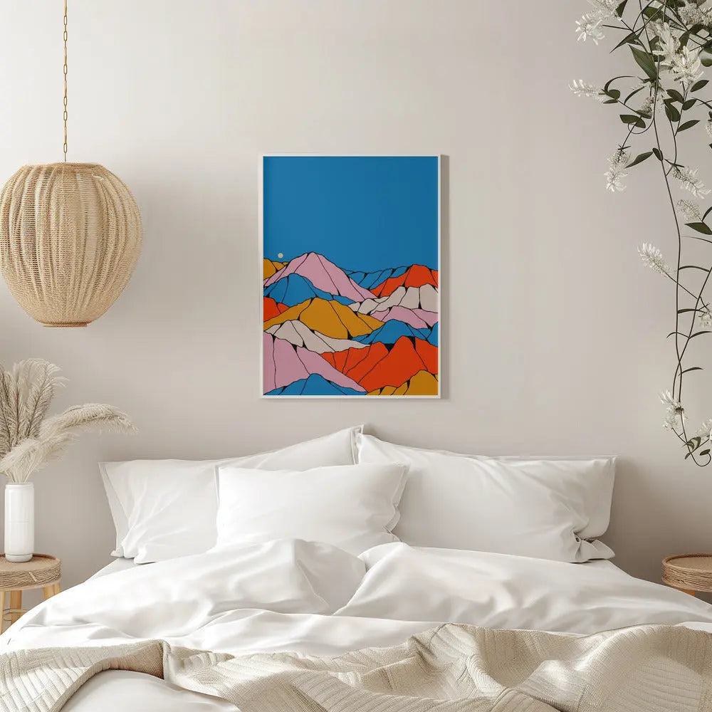 A Vibrant Landscape - Stretched Canvas, Poster or Fine Art Print I Heart Wall Art
