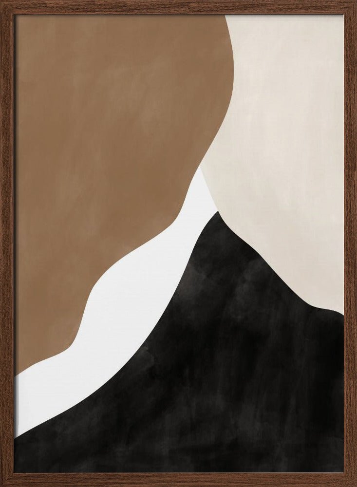 Abstract Beige and Brown Art - Stretched Canvas, Poster or Fine Art Print - I Heart Wall Art - Poster Print, Canvas Print or Framed Art Print