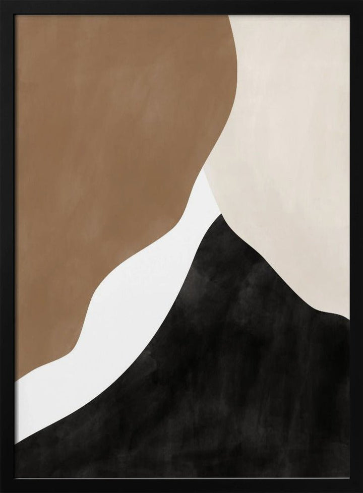 Abstract Beige and Brown Art - Stretched Canvas, Poster or Fine Art Print - I Heart Wall Art - Poster Print, Canvas Print or Framed Art Print
