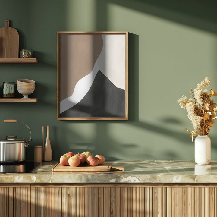 Abstract Beige and Brown Art - Stretched Canvas, Poster or Fine Art Print - I Heart Wall Art - Poster Print, Canvas Print or Framed Art Print