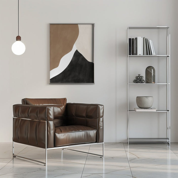 Abstract Beige and Brown Art - Stretched Canvas, Poster or Fine Art Print - I Heart Wall Art - Poster Print, Canvas Print or Framed Art Print