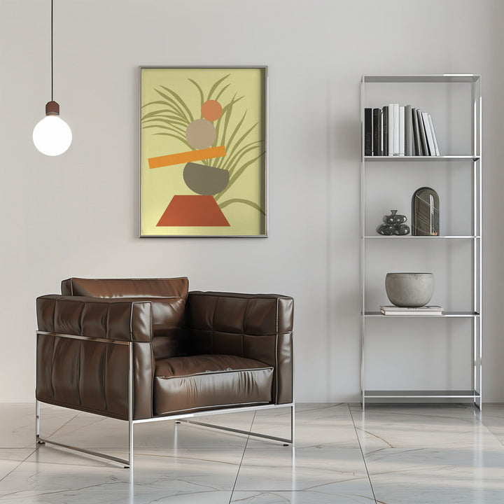 Abstract Botanical Delight - Stretched Canvas, Poster or Fine Art Print I Heart Wall Art