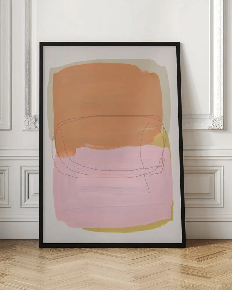 Abstract Brush Strokes 121 - Stretched Canvas, Poster or Fine Art Print I Heart Wall Art