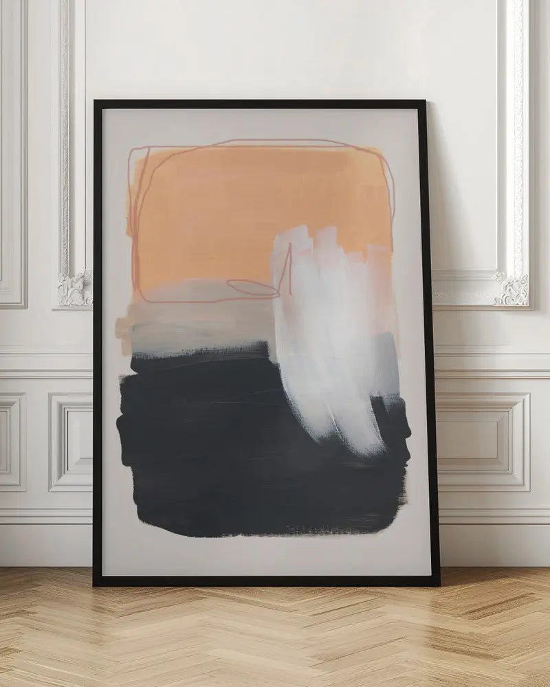 Abstract Brush Strokes 122 - Stretched Canvas, Poster or Fine Art Print I Heart Wall Art