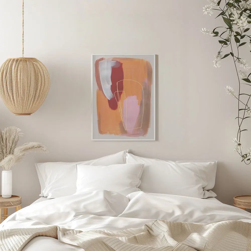 Abstract Brush Strokes 125 - Stretched Canvas, Poster or Fine Art Print I Heart Wall Art