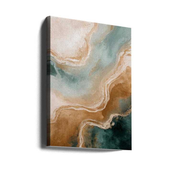 Abstract Coastal Flow - Stretched Canvas, Poster or Fine Art Print - I Heart Wall Art - Poster Print, Canvas Print or Framed Art Print