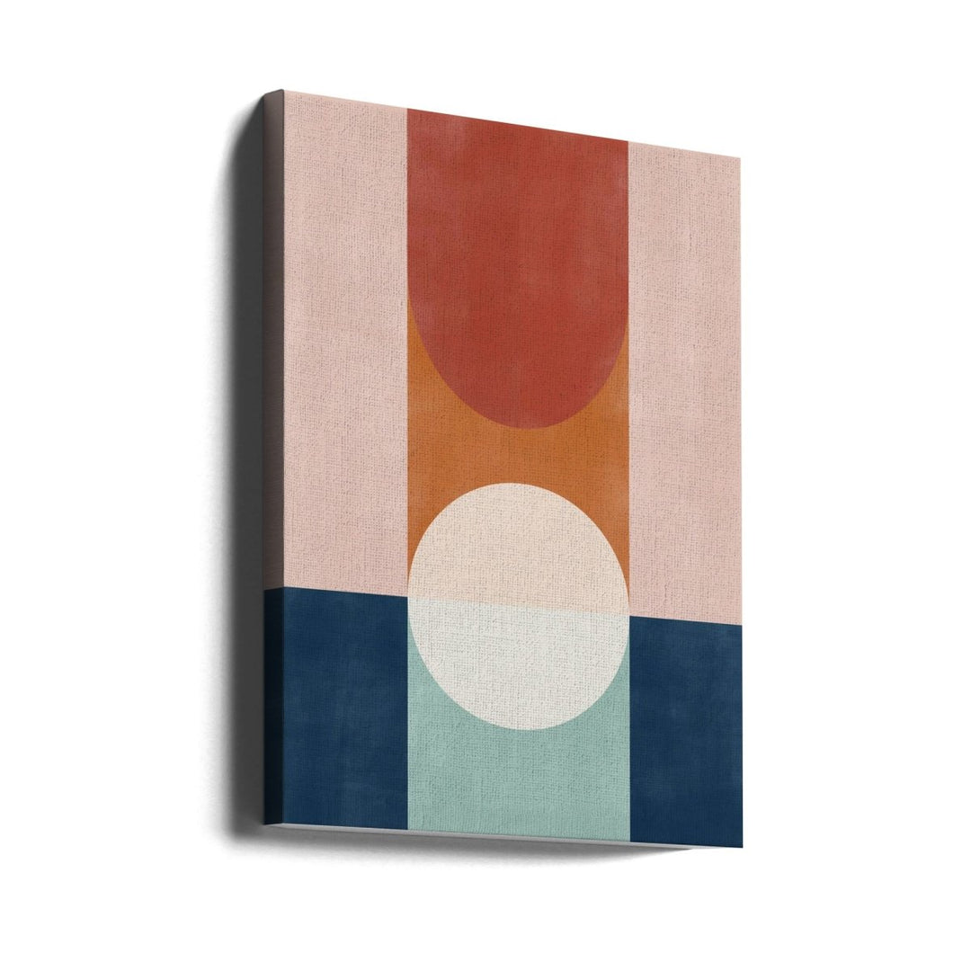 Abstract Design With Geometric Shapes - Stretched Canvas, Poster or Fine Art Print - I Heart Wall Art - Poster Print, Canvas Print or Framed Art Print