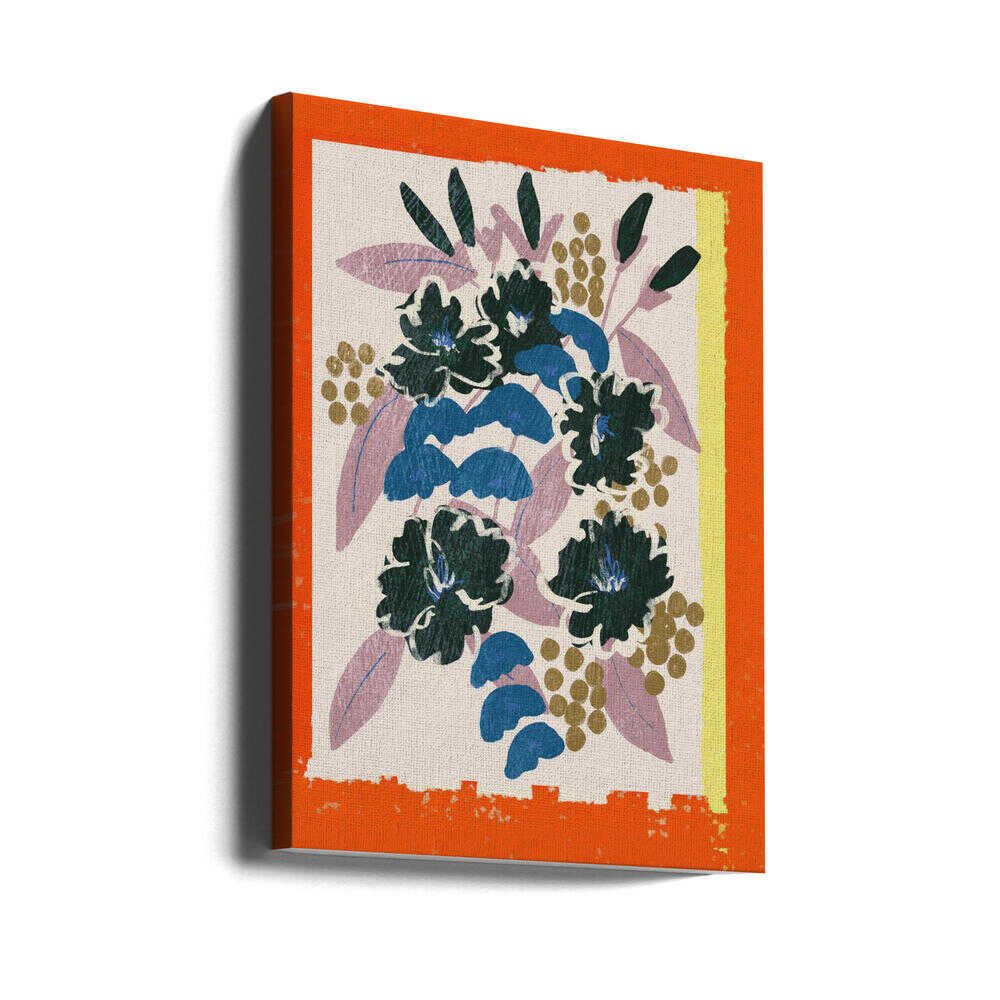 Abstract Floral Designs - Stretched Canvas, Poster or Fine Art Print - I Heart Wall Art - Poster Print, Canvas Print or Framed Art Print