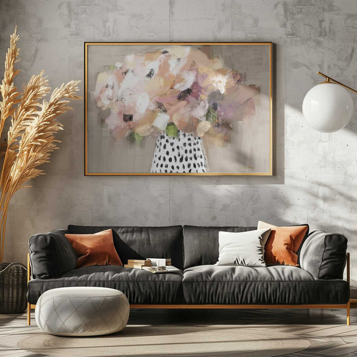 Abstract Flower Bouquet - Stretched Canvas, Poster or Fine Art Print - I Heart Wall Art - Poster Print, Canvas Print or Framed Art Print