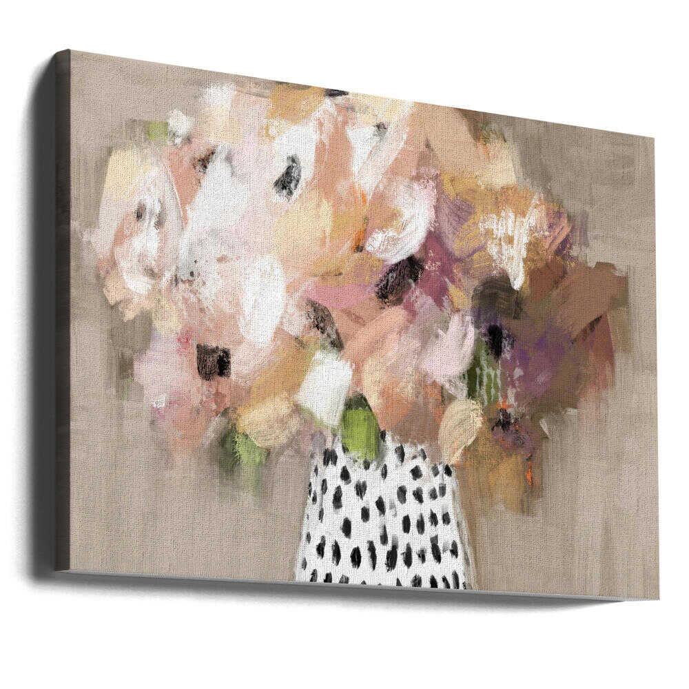 Abstract Flower Bouquet - Stretched Canvas, Poster or Fine Art Print - I Heart Wall Art - Poster Print, Canvas Print or Framed Art Print