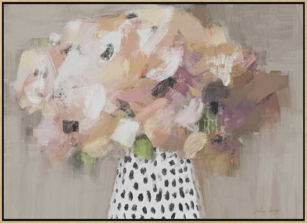 Abstract Flower Bouquet - Stretched Canvas, Poster or Fine Art Print - I Heart Wall Art - Poster Print, Canvas Print or Framed Art Print