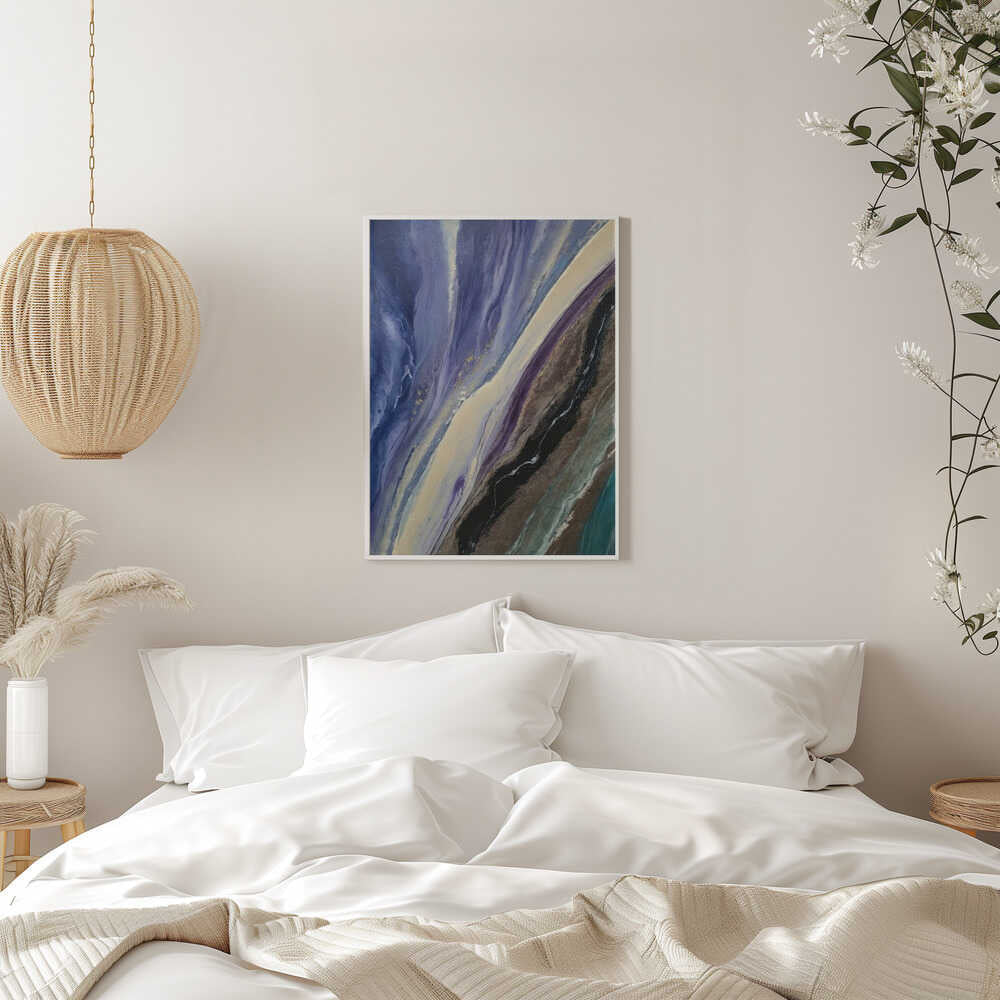 Abstract Fluid Layers - Stretched Canvas, Poster or Fine Art Print - I Heart Wall Art - Poster Print, Canvas Print or Framed Art Print