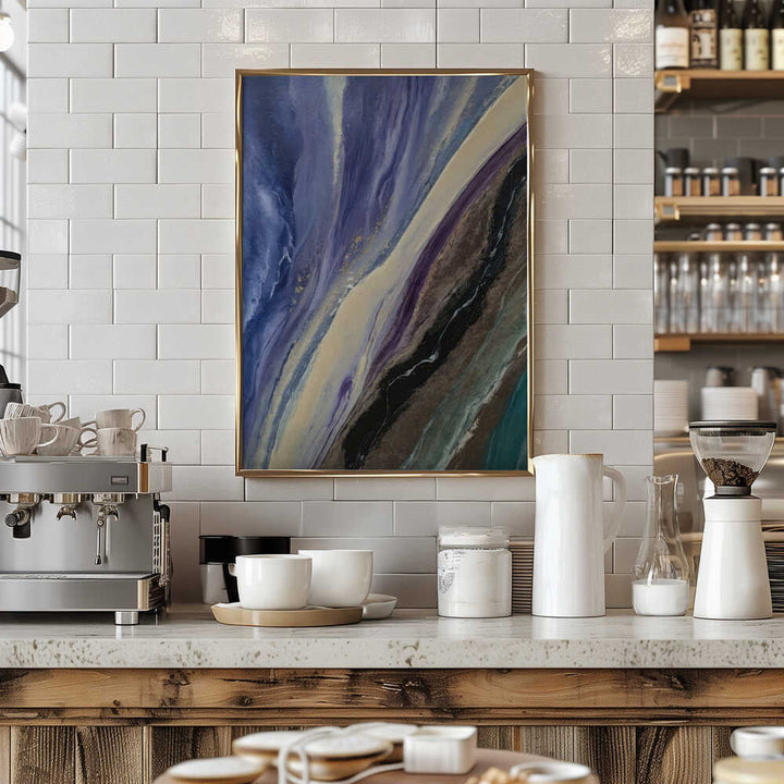 Abstract Fluid Layers - Stretched Canvas, Poster or Fine Art Print - I Heart Wall Art - Poster Print, Canvas Print or Framed Art Print