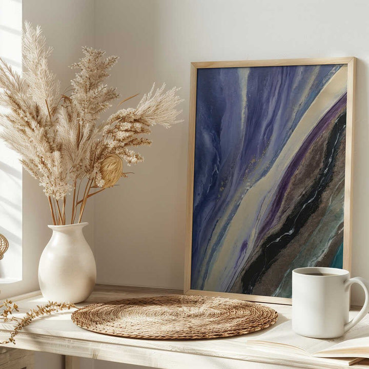 Abstract Fluid Layers - Stretched Canvas, Poster or Fine Art Print - I Heart Wall Art - Poster Print, Canvas Print or Framed Art Print