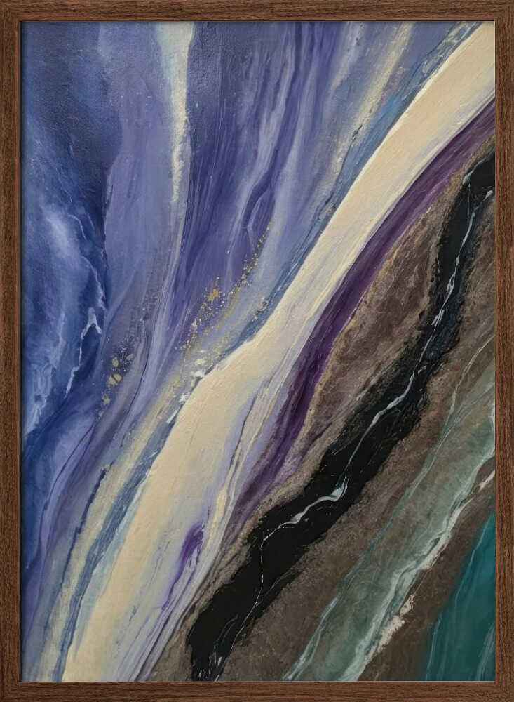 Abstract Fluid Layers - Stretched Canvas, Poster or Fine Art Print - I Heart Wall Art - Poster Print, Canvas Print or Framed Art Print