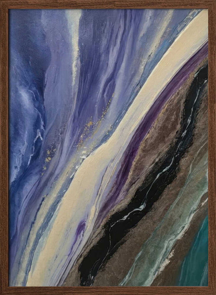 Abstract Fluid Layers - Stretched Canvas, Poster or Fine Art Print - I Heart Wall Art - Poster Print, Canvas Print or Framed Art Print