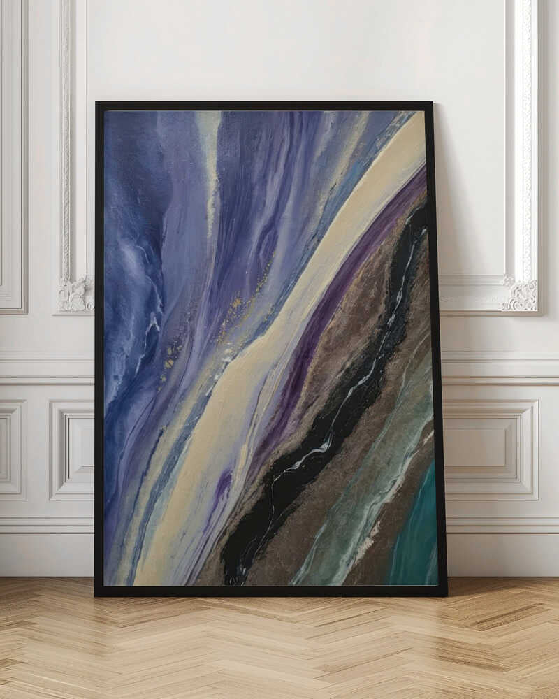 Abstract Fluid Layers - Stretched Canvas, Poster or Fine Art Print - I Heart Wall Art - Poster Print, Canvas Print or Framed Art Print