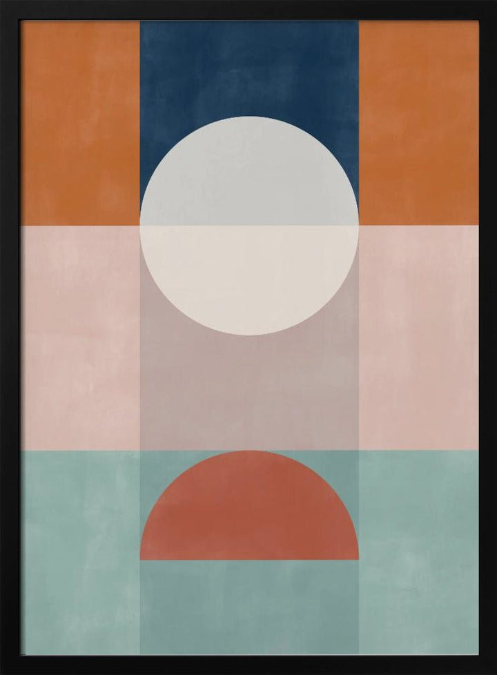 Abstract Geometric Artwork With Earthy Tones - Stretched Canvas, Poster or Fine Art Print - I Heart Wall Art - Poster Print, Canvas Print or Framed Art Print