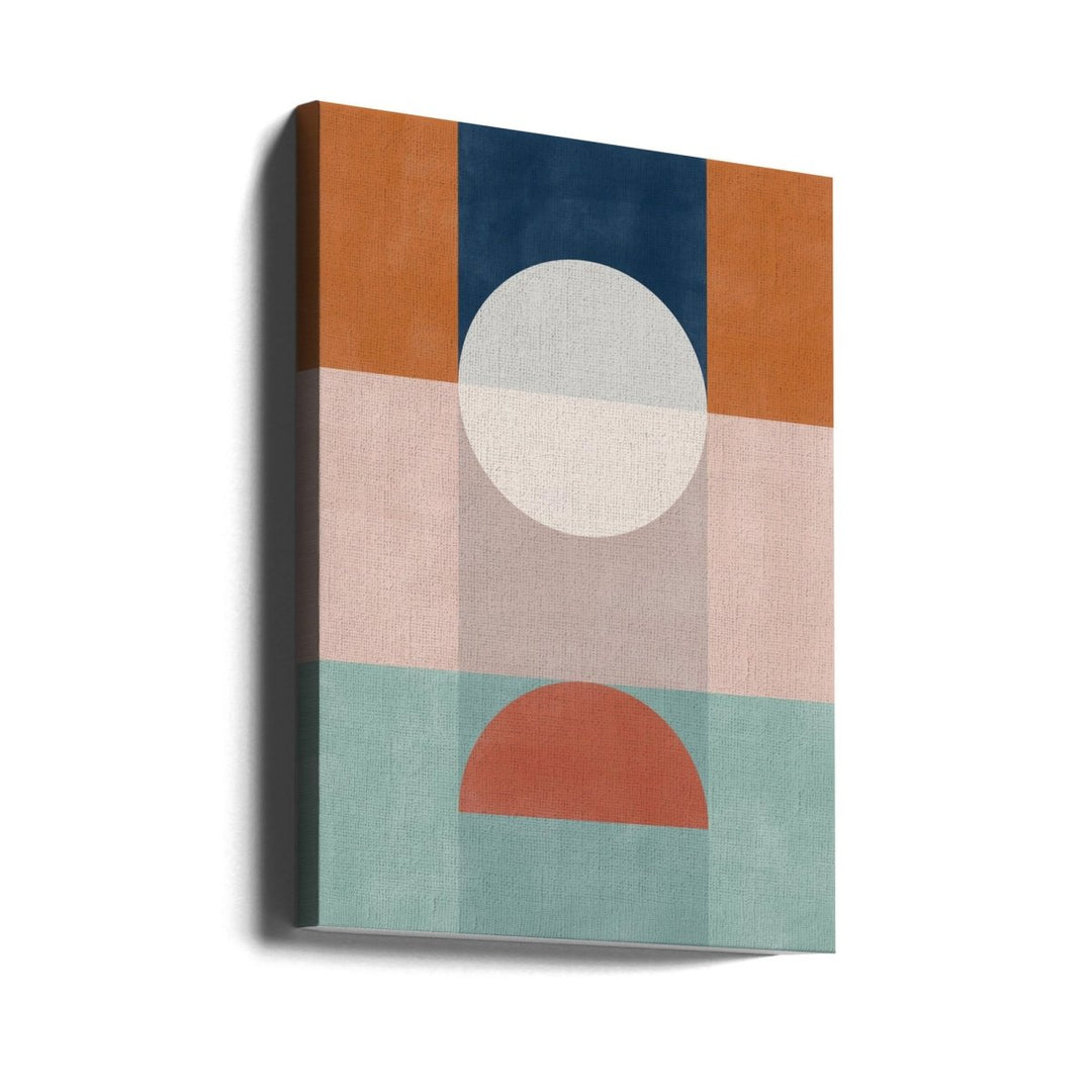 Abstract Geometric Artwork With Earthy Tones - Stretched Canvas, Poster or Fine Art Print - I Heart Wall Art - Poster Print, Canvas Print or Framed Art Print