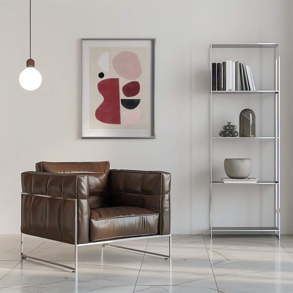 Abstract Geometric Shapes - Stretched Canvas, Poster or Fine Art Print - I Heart Wall Art - Poster Print, Canvas Print or Framed Art Print